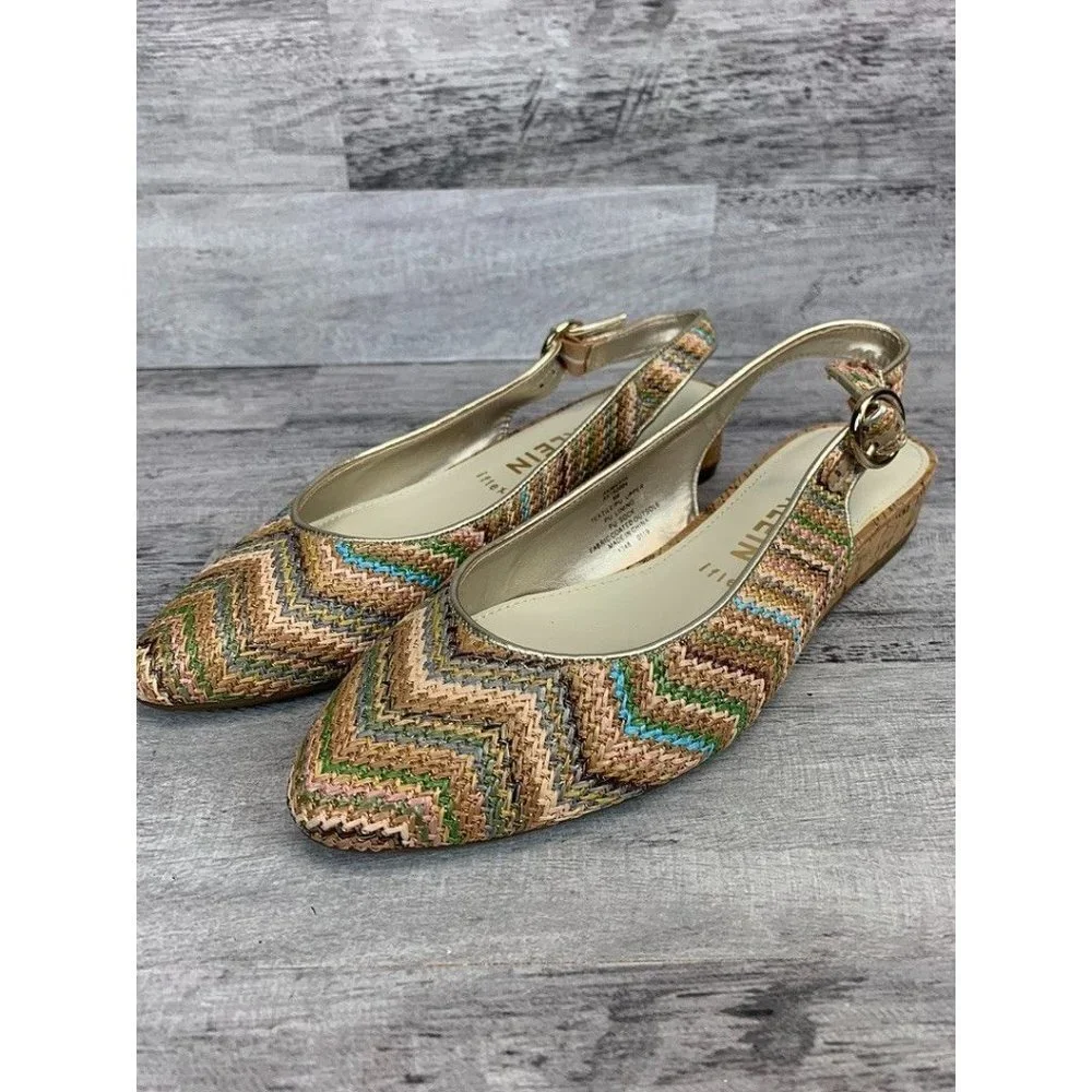 Anne Klein iFlex Akmarta Slingback Flats, Natural Shoes